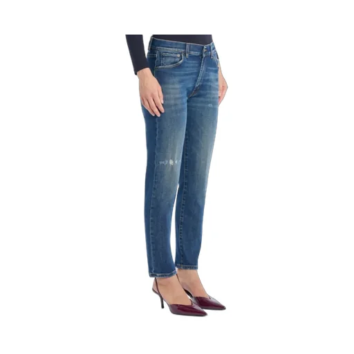 Slim-Fit Five-Bag Jeans With Holes