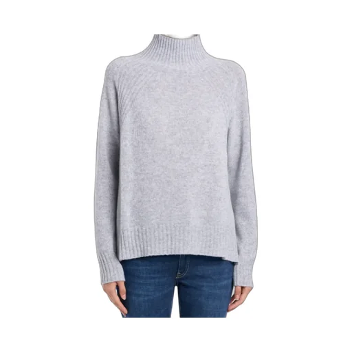 Polo Neck Jumper In Cashmere Wool