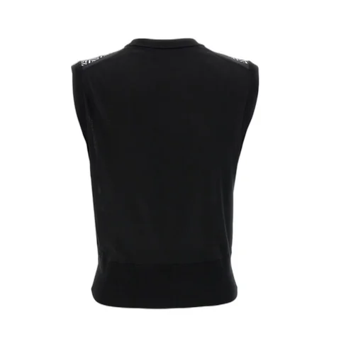 Floral Printed Knitted Vest