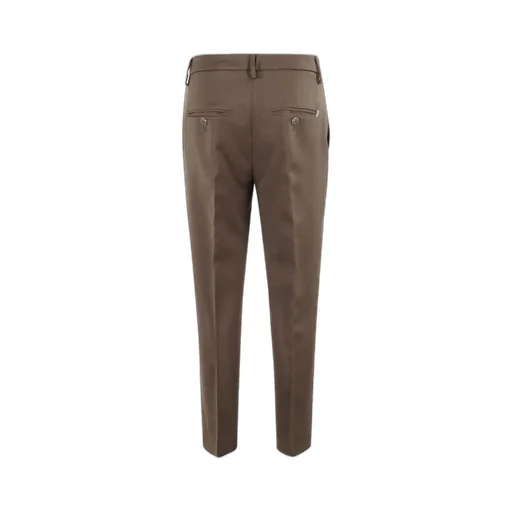Brown Trousers With Buttons