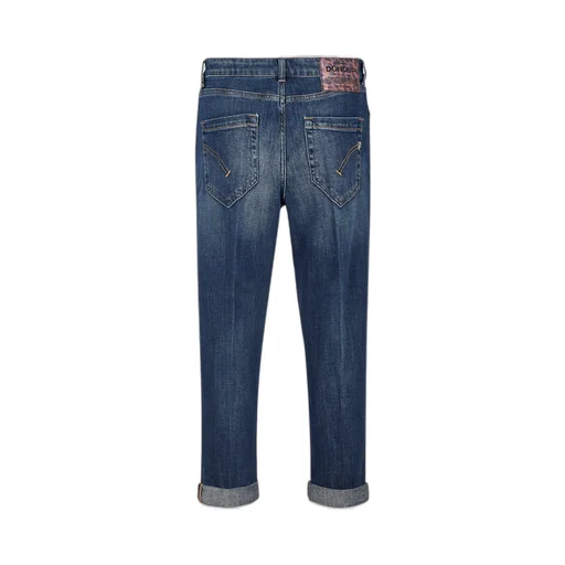 Jewel Button Cropped Jeans