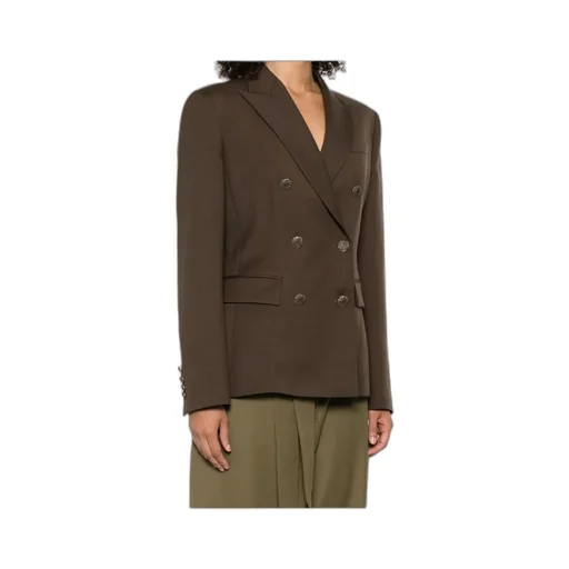 Double-Breasted Buttoned Jacket