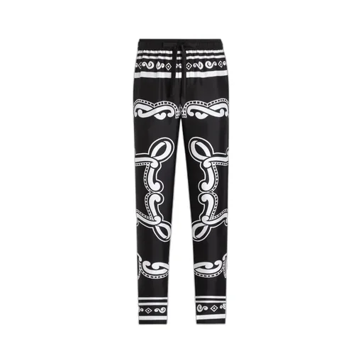 Pajama Printed Drawstring Pants