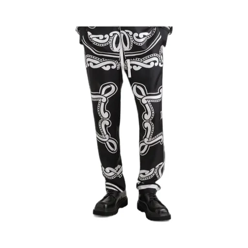 Pajama Printed Drawstring Pants
