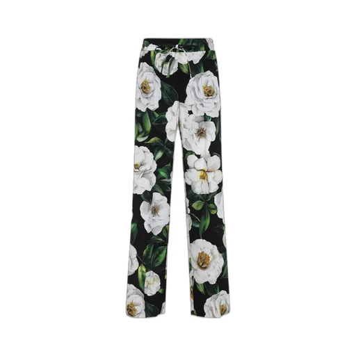 Floral-Print Trousers