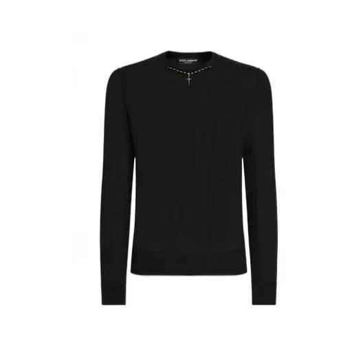 Embellished Crewneck Knitted Jumper