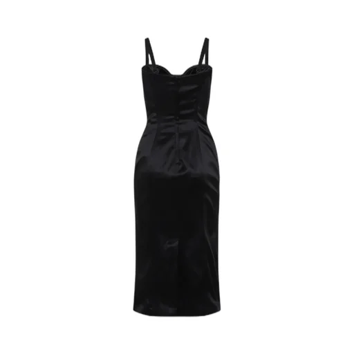 Sleeveless Satin Gown