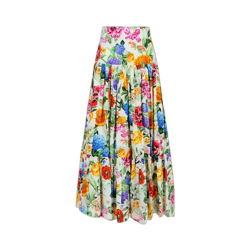 Floral Printed Midi Skirt
