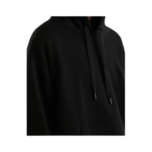 Logo Embossed Drawstring Hoodie