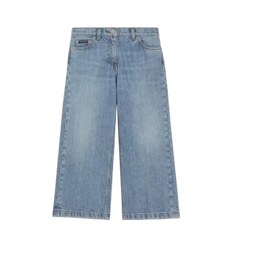 Branded Tag 5-Pocket Denim Jeans