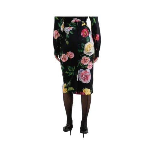 Floral Printed Midi Skirt