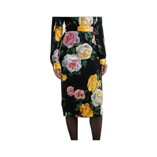 Floral Printed Midi Skirt