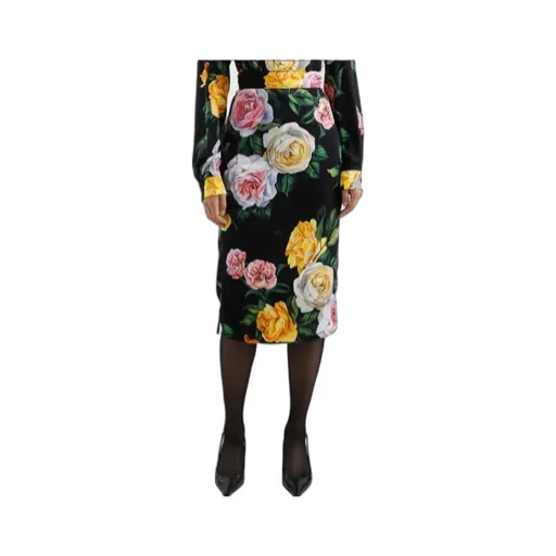 Floral Printed Midi Skirt