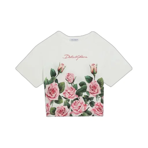 Floral Printed Crewneck T-Shirt