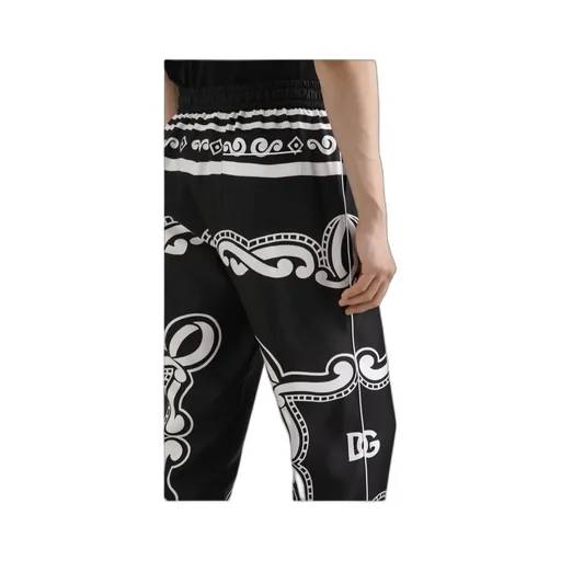 Pajama Printed Drawstring Pants