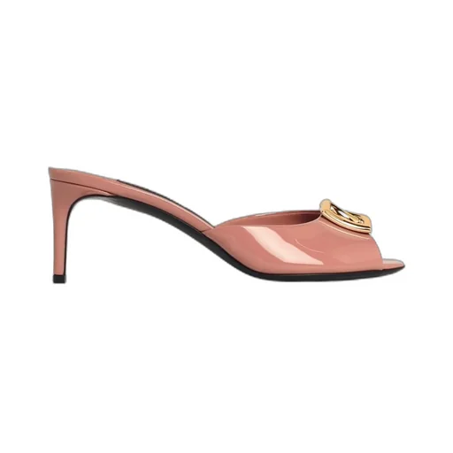 Logo Plaque Slip-On Sandals