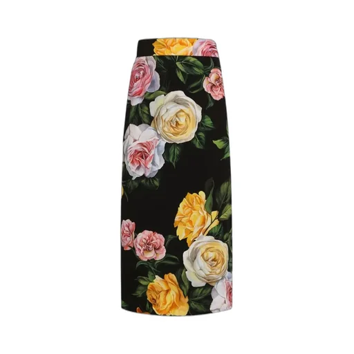 Floral Printed Midi Skirt