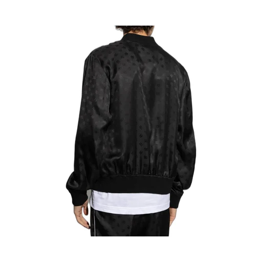 Logo Jacquard Zipped Bomber Jacket