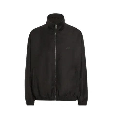 Logo Patch High Neck Jacket