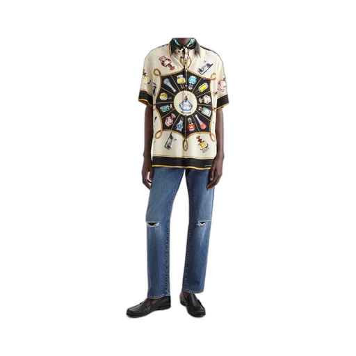 Graphic Printed Short-Sleeved Shirt