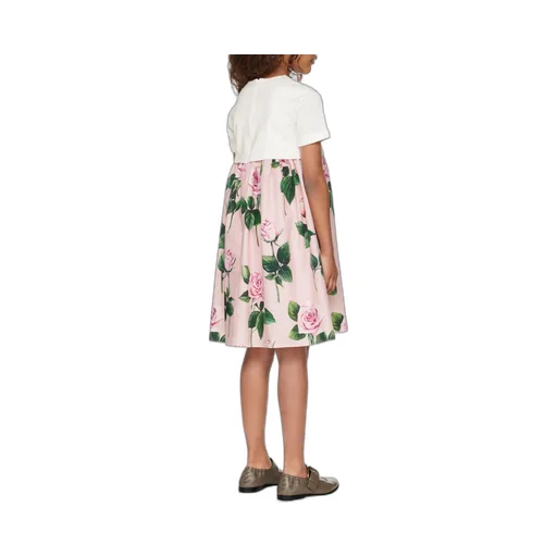Logo Embellished Crewneck Dress