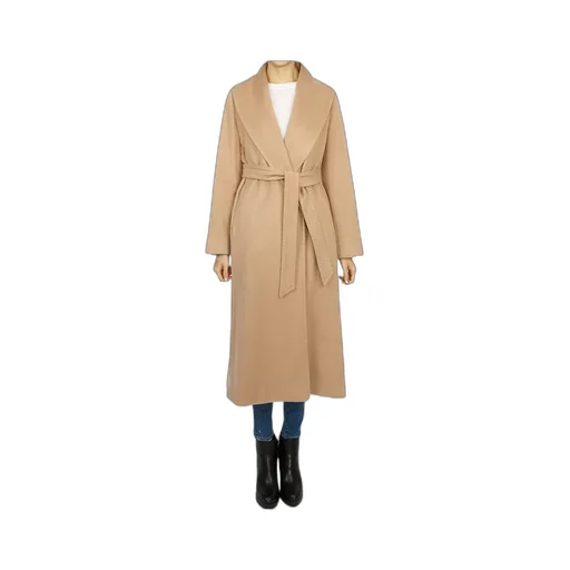 Long-Sleeved Lapel Coat