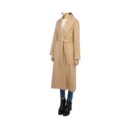 Long-Sleeved Lapel Coat