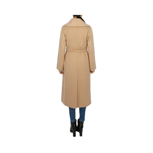 Long-Sleeved Lapel Coat