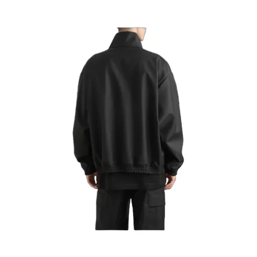 Logo Patch High Neck Jacket