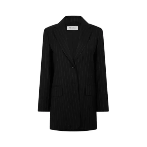 Vertical Striped Suit Coat