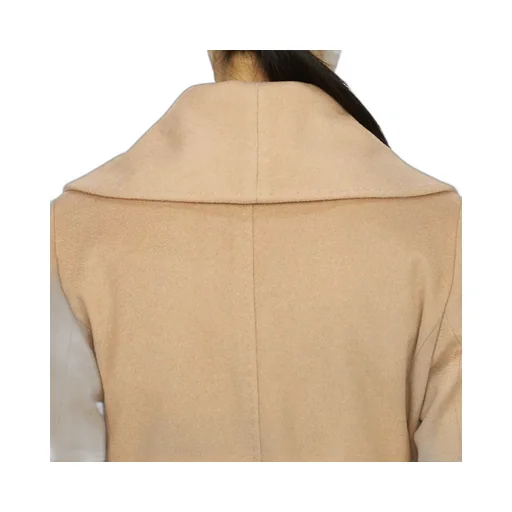 Long-Sleeved Lapel Coat