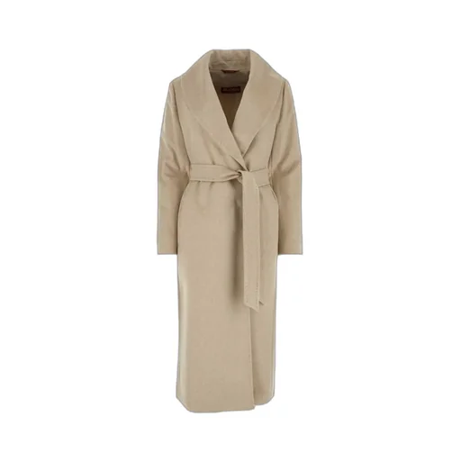 Long-Sleeved Cashmere Coat