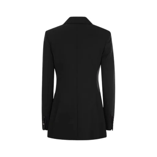 Single-Breasted Wool-Blend Blazer