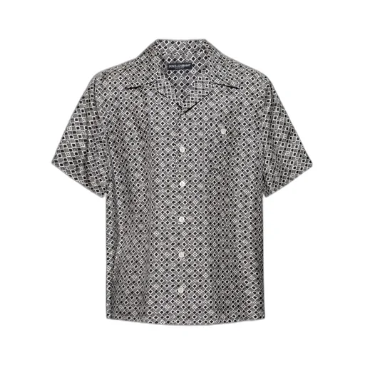 Patterned Short-Sleeved Shirt