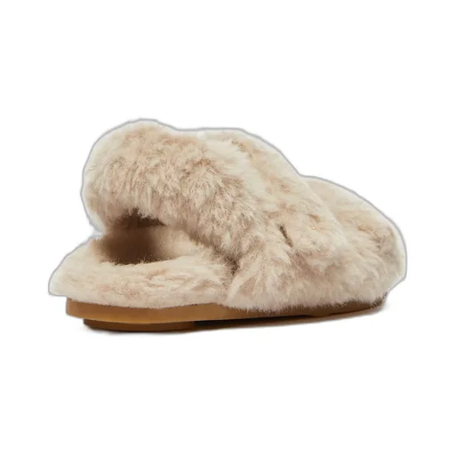 Teddy Touch-Strap Slippers