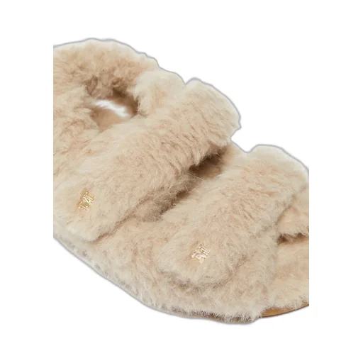 Teddy Touch-Strap Slippers