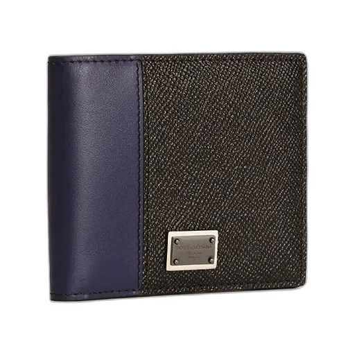 Logo Plaque Bi-Fold Wallet