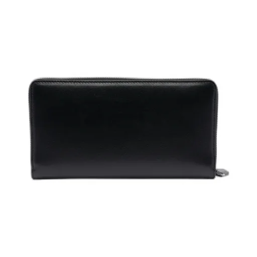 Logo Printed Zip-Around Wallet
