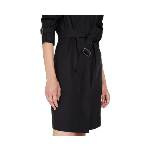 Belted Cotton Shirtdress