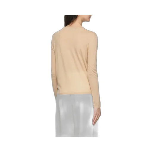 Round-Neck And Long-Sleeved Sweater