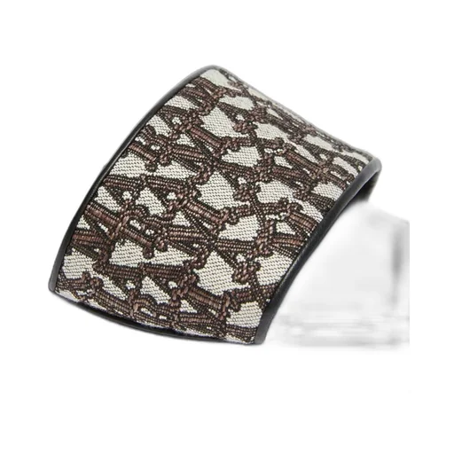Logo-Jacquard Leather Slides