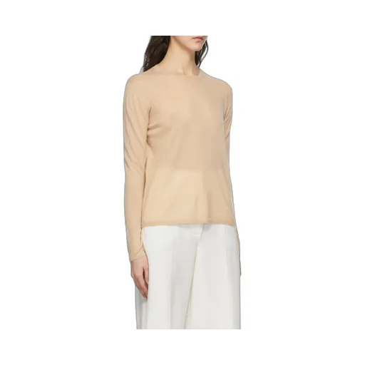Round-Neck And Long-Sleeved Sweater