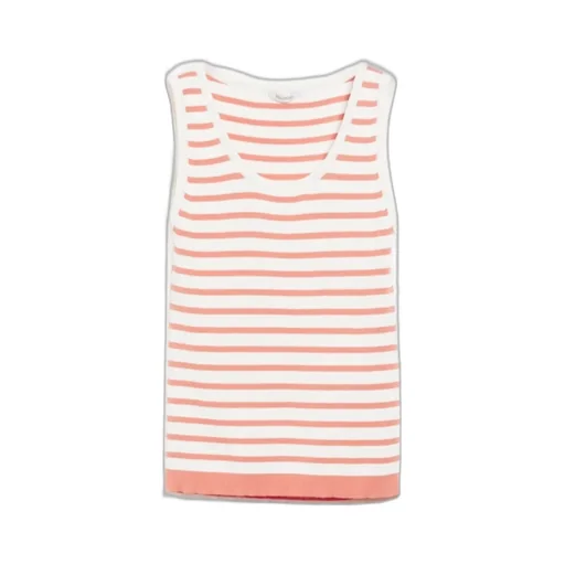 Striped Knitted Tank Top