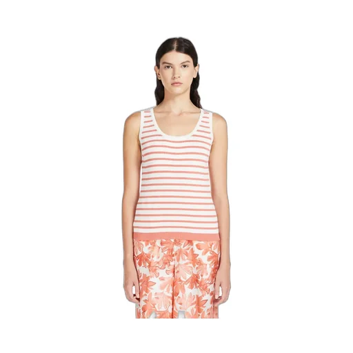 Striped Knitted Tank Top