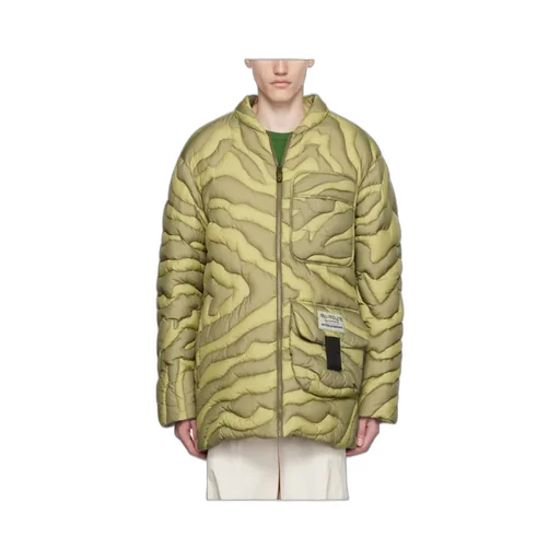 Down Jacket With Logo Affixed