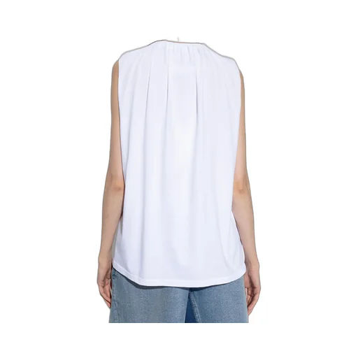 Ruched Sleeveless Top