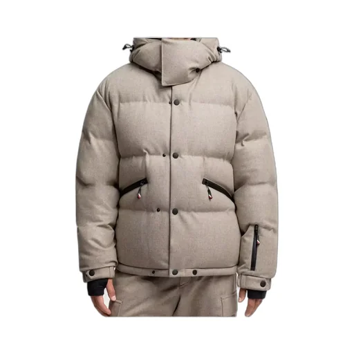 Krun Hooded Wool Down Ski Jacket