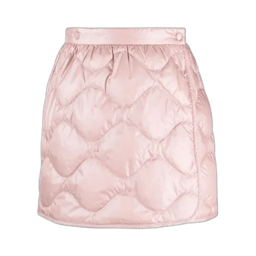 Logo Patch Quilted Skirt