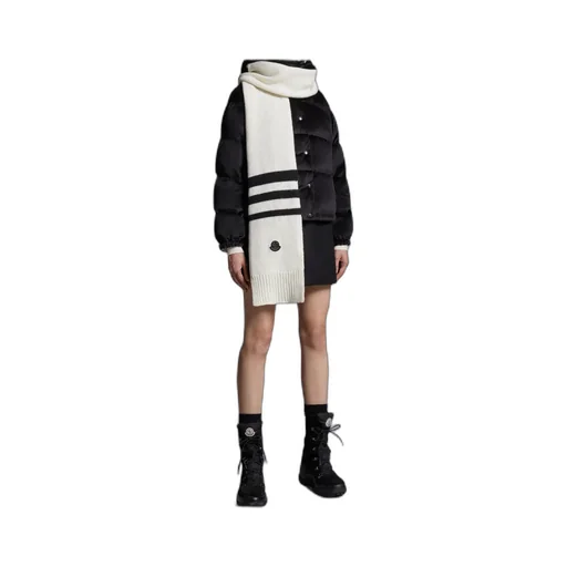 Striped Wool Scarf