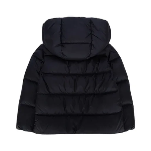 Zippered Hooded Down Jacket